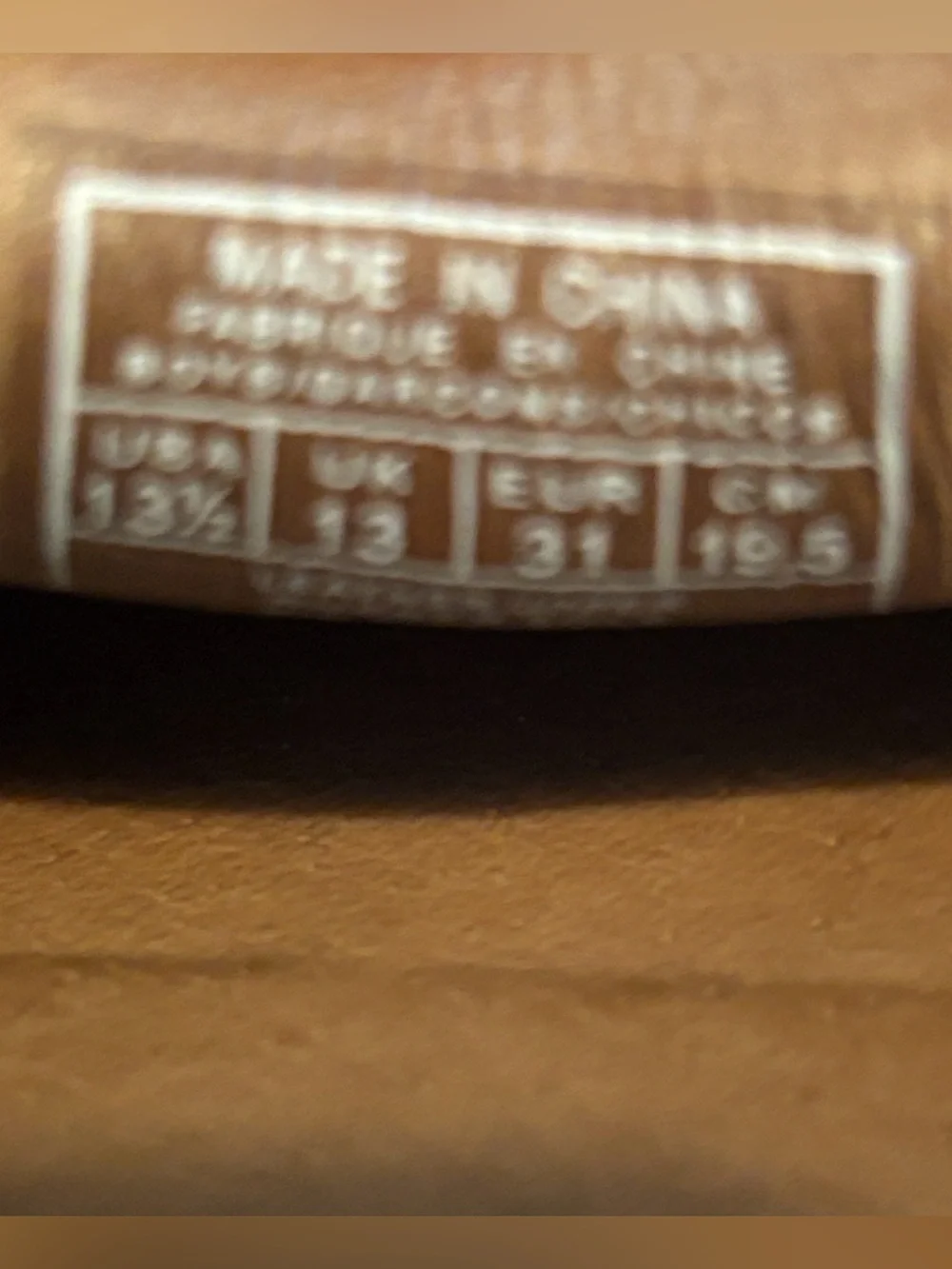 Polo Ralph Lauren Kids Telly Leather Penny Loafers - Tan - Size 13.5 Little Kid